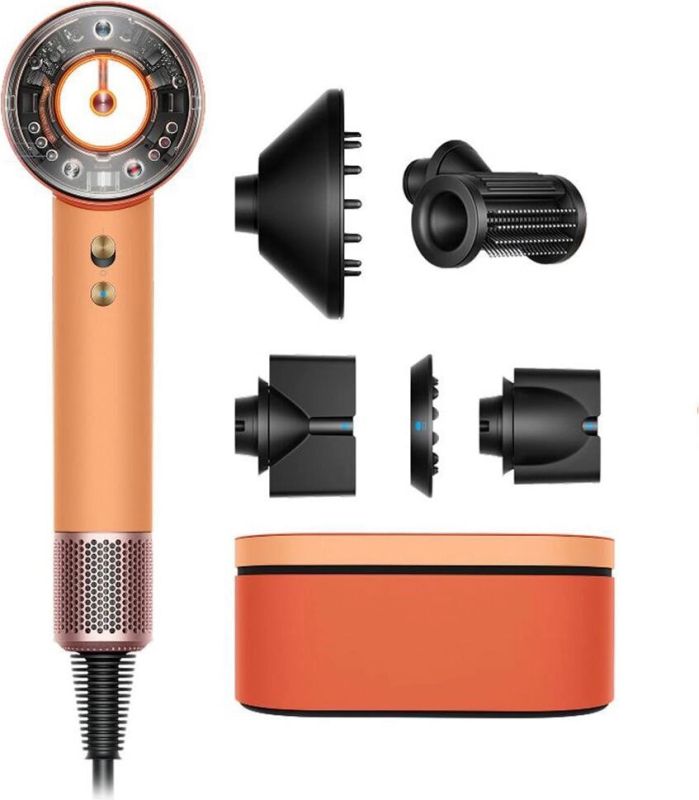 Фен Dyson HD16 Supersonic Nural Hair Dryer (Ceramic Apricot/Topaz, оранжевый)