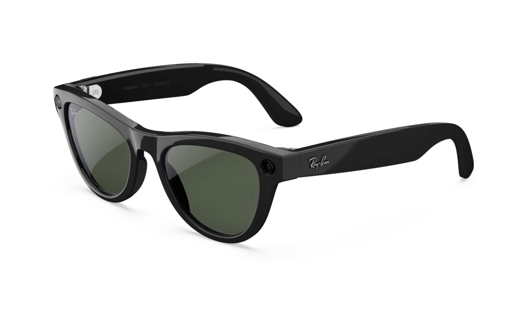 Умные очки Ray-Ban Skyler (Gen 2) Shiny Black / Graphite Green Transitions RW4014 Standard