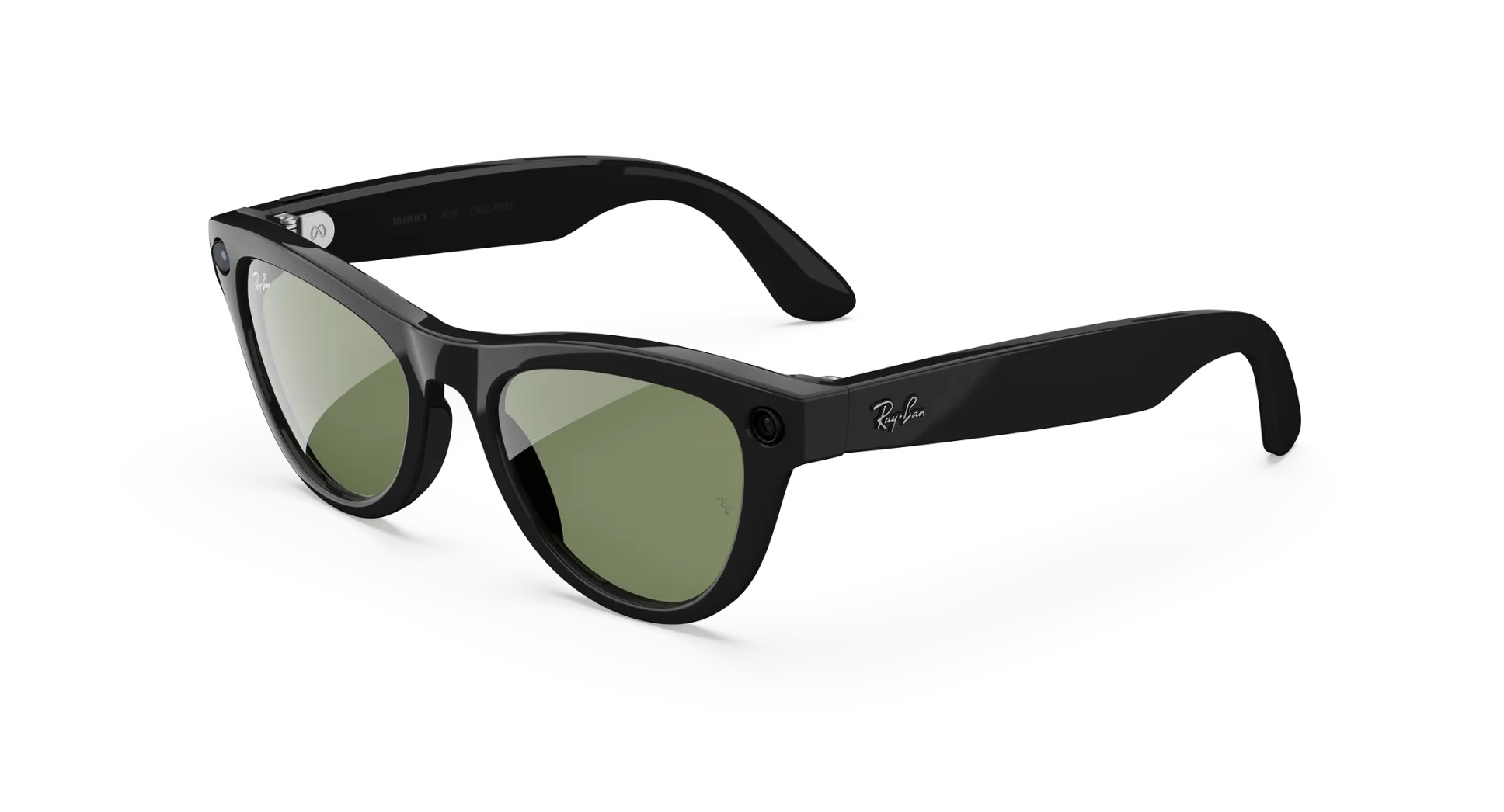 Умные очки Ray-Ban Skyler (Gen 2) Shiny Black / Green RW4014 Standard