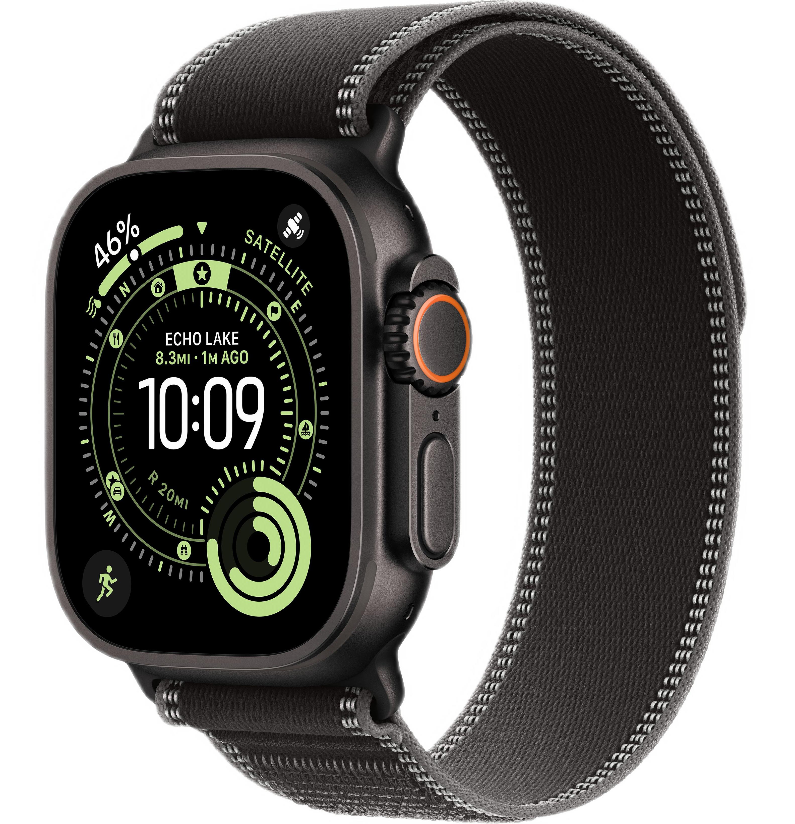 Смарт-часы Apple Watch Ultra 3, Black Titanium case (Trail loop Black/Charcoal M/l)