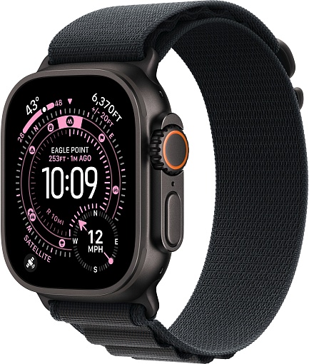 Смарт-часы Apple Watch Ultra 3, Black Titanium case (Alpine loop Black S)