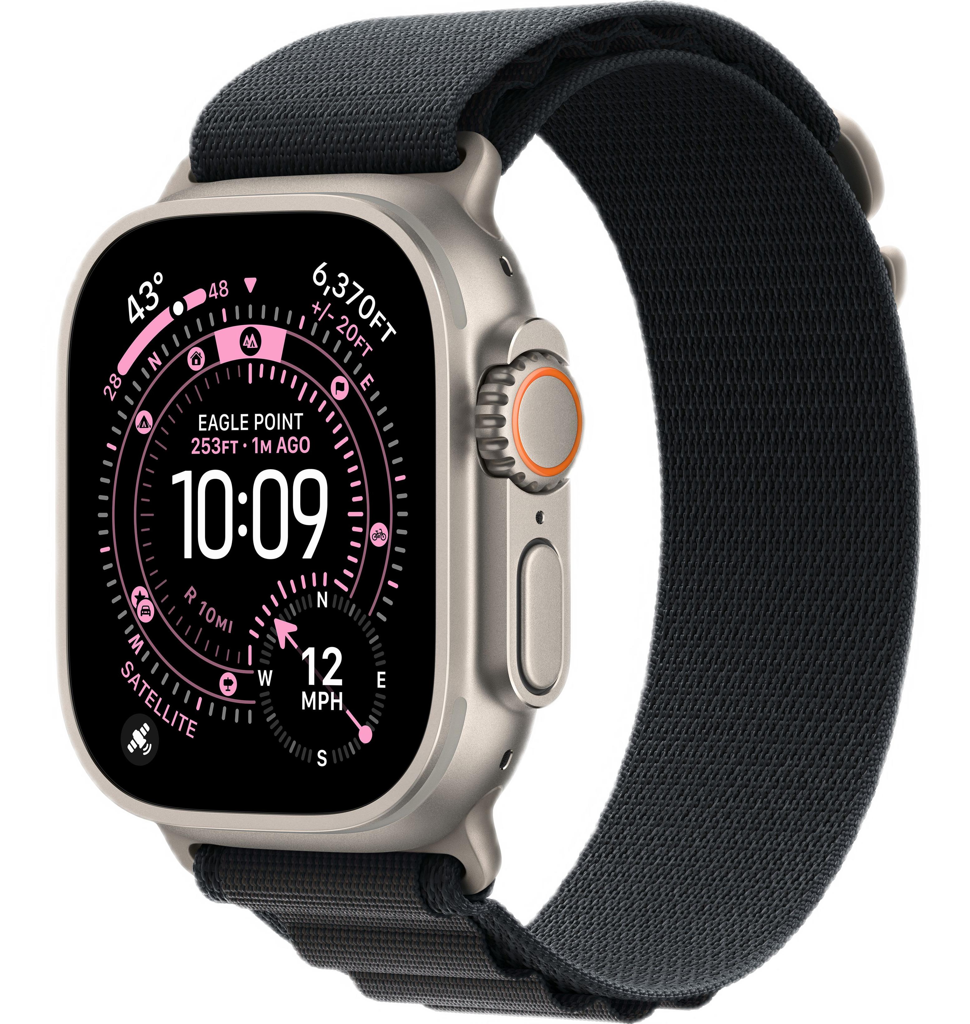 Смарт-часы Apple Watch Ultra 3, Natural Titanium case (Alpine loop Black L)