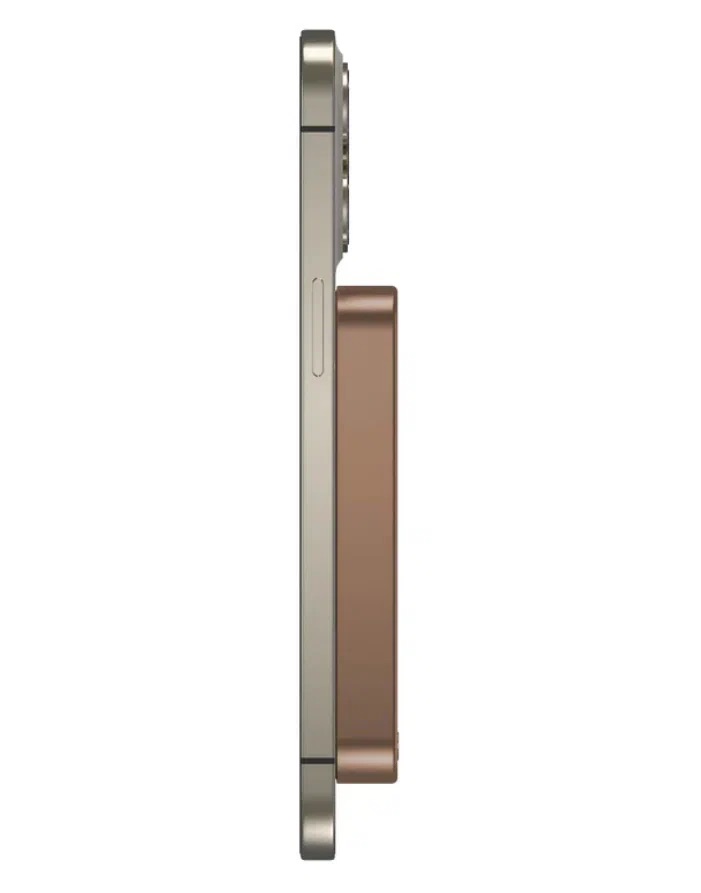Магнитный повербанк MOMAX  10000mAh Magnetic wireless Battery Pack Пустынный золотой