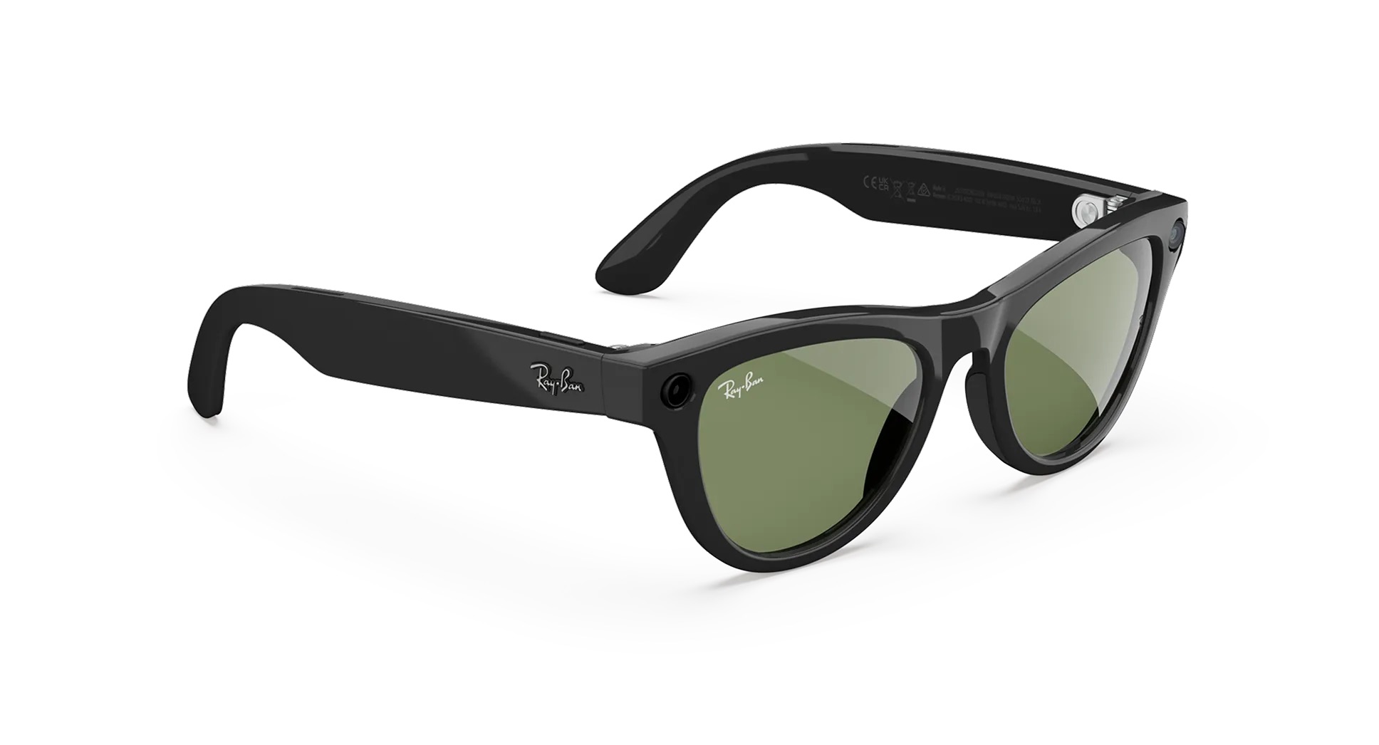 Умные очки Ray-Ban Skyler (Gen 2) Shiny Black / Green RW4014 Standard