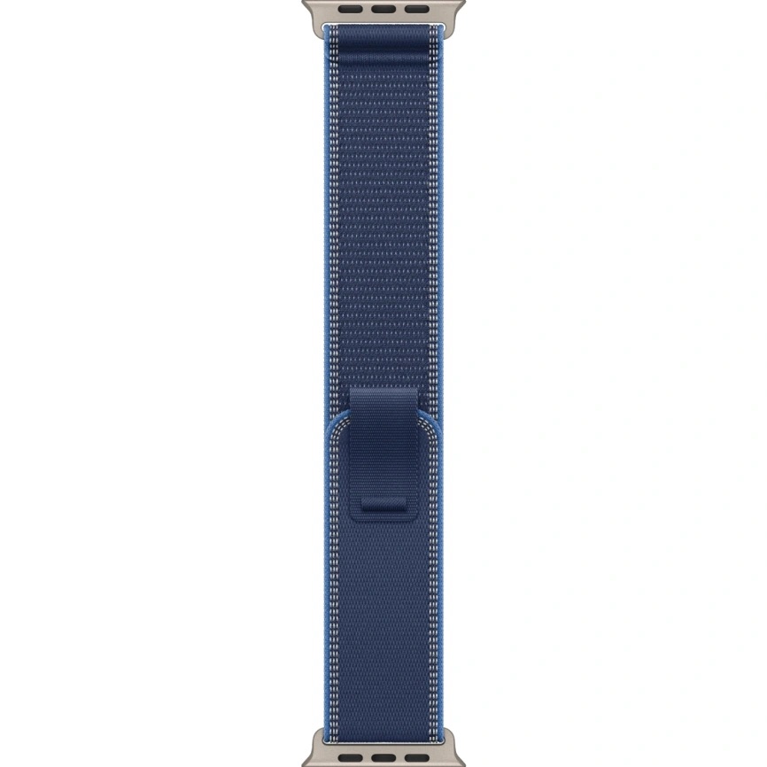 Смарт-часы Apple Watch Ultra 3, Natural Titanium case (Trail loop Blue/Bright Blue M/L)