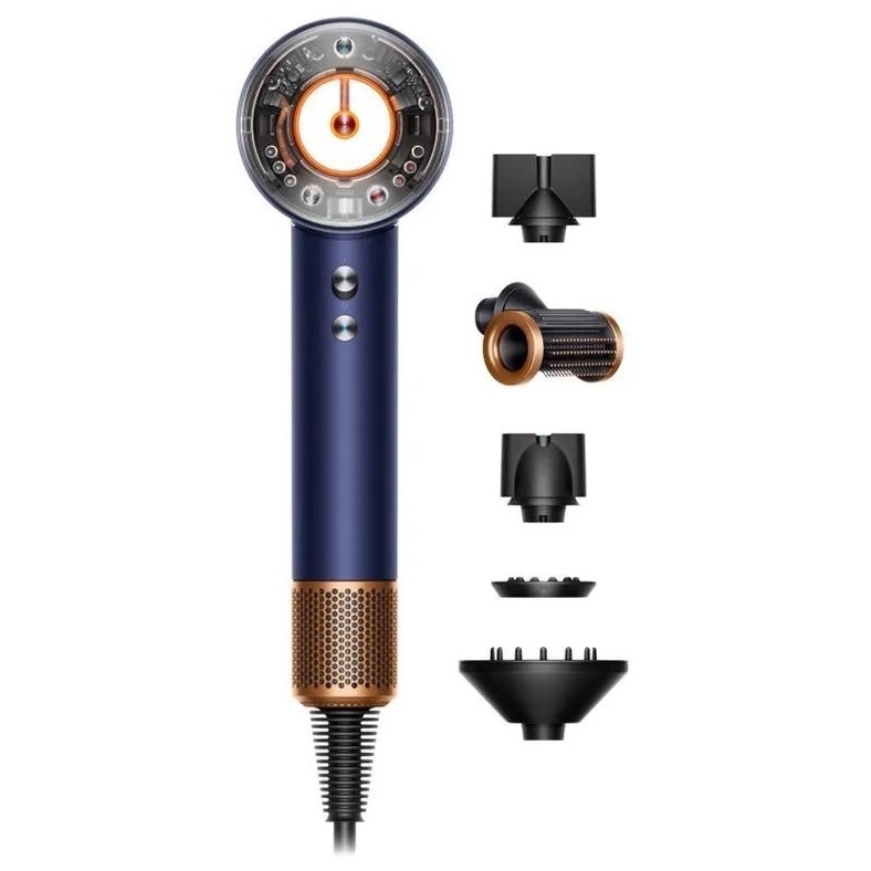 Фен Dyson HD16 Supersonic Nural Hair Dryer (Vinca Blue/Topaz, синий/оранжевый)