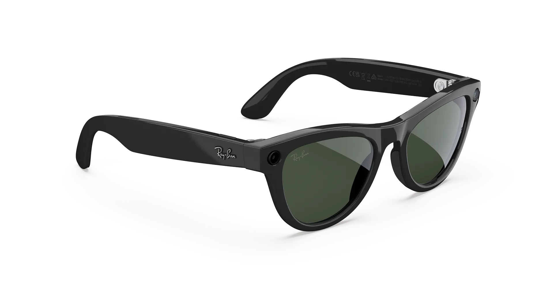 Умные очки Ray-Ban Skyler (Gen 2) Shiny Black / Graphite Green Transitions RW4014 Standard