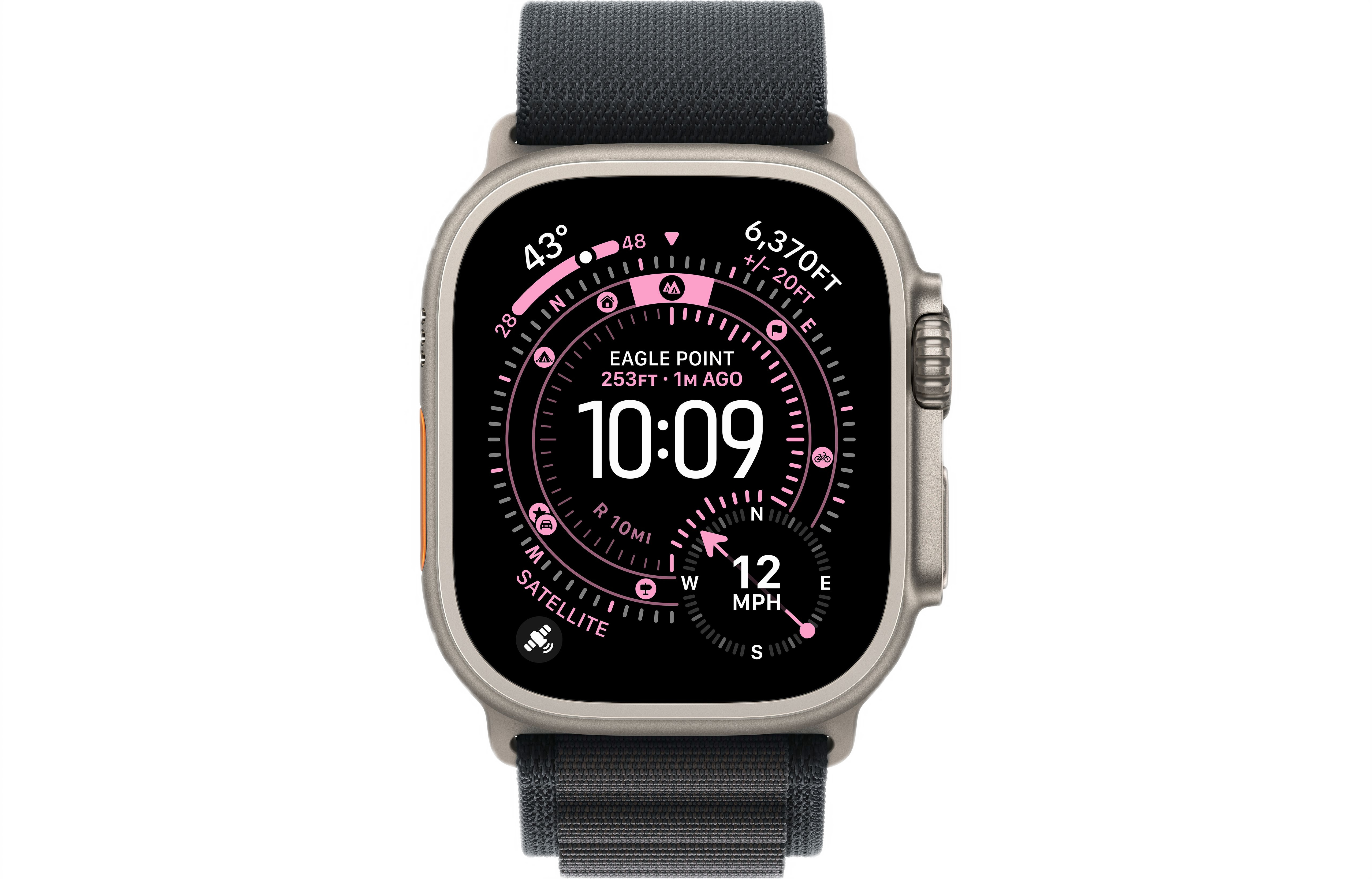 Смарт-часы Apple Watch Ultra 3, Natural Titanium case (Alpine loop Black L)