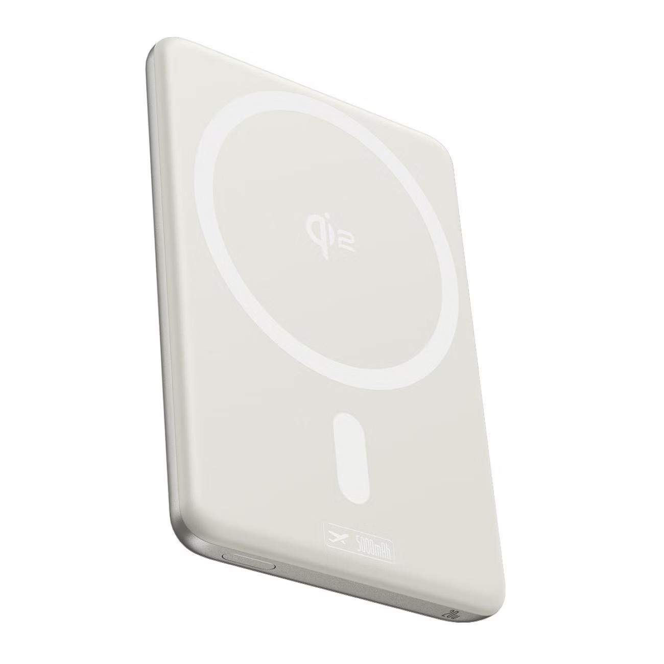 Baseus Picogo AM31 Qi2 Ultra-Mini Magnetic Power Bank 5000mah 20W Natural Titanium