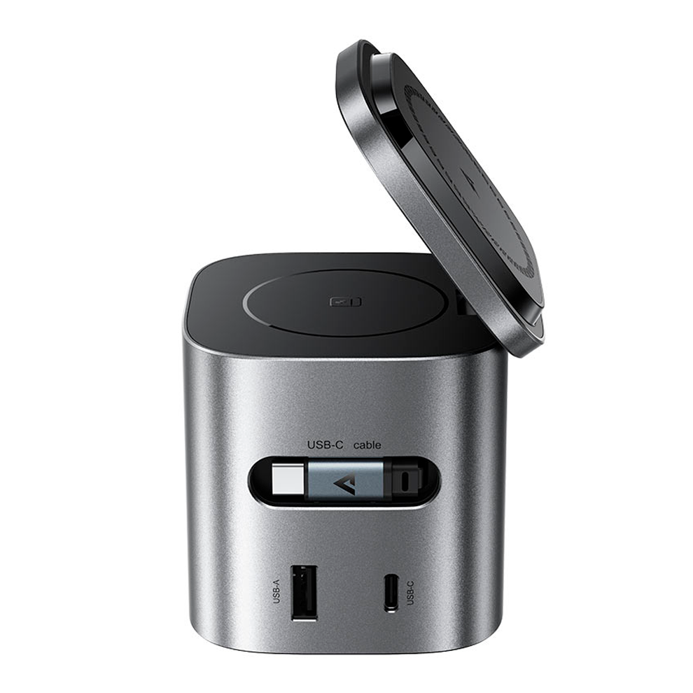 Зарядная станция 6в1 80w AceFast, серая